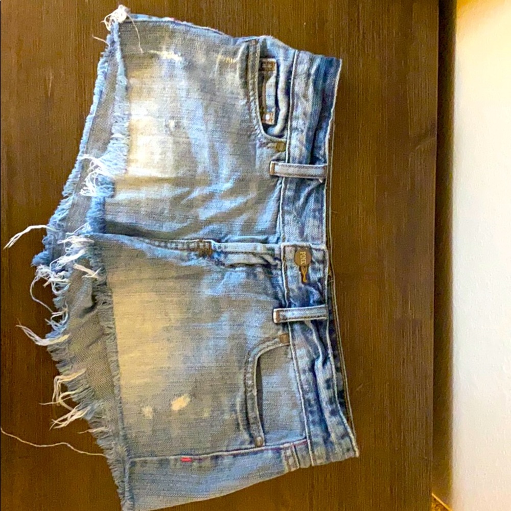 Denim shorts